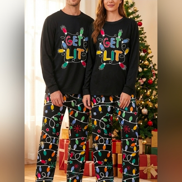 Other - New Get Lit Crew Neck Pajama Set XL